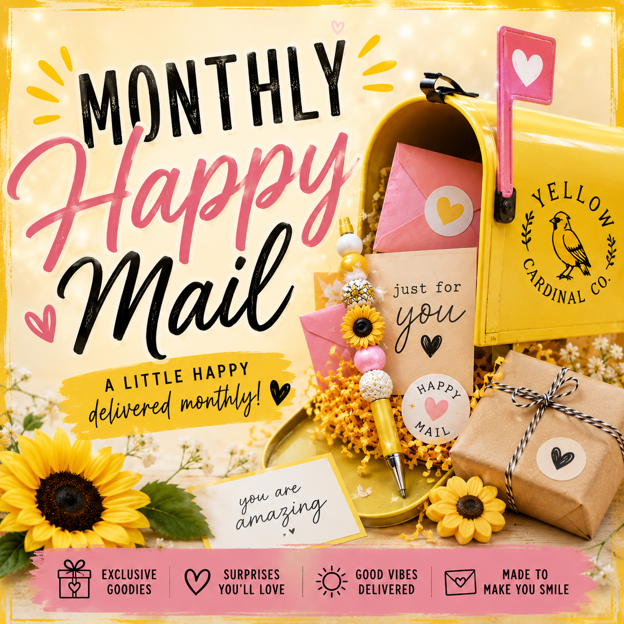 Monthly Happy Mail Box