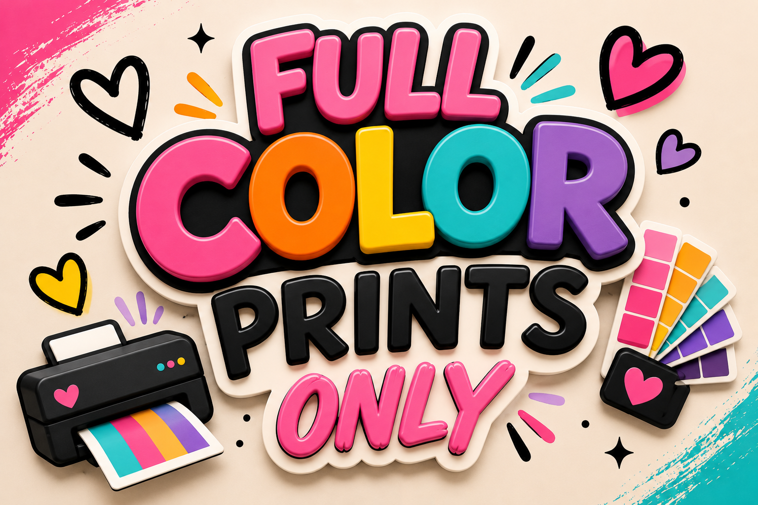 Full Color Prints - Ready to Press