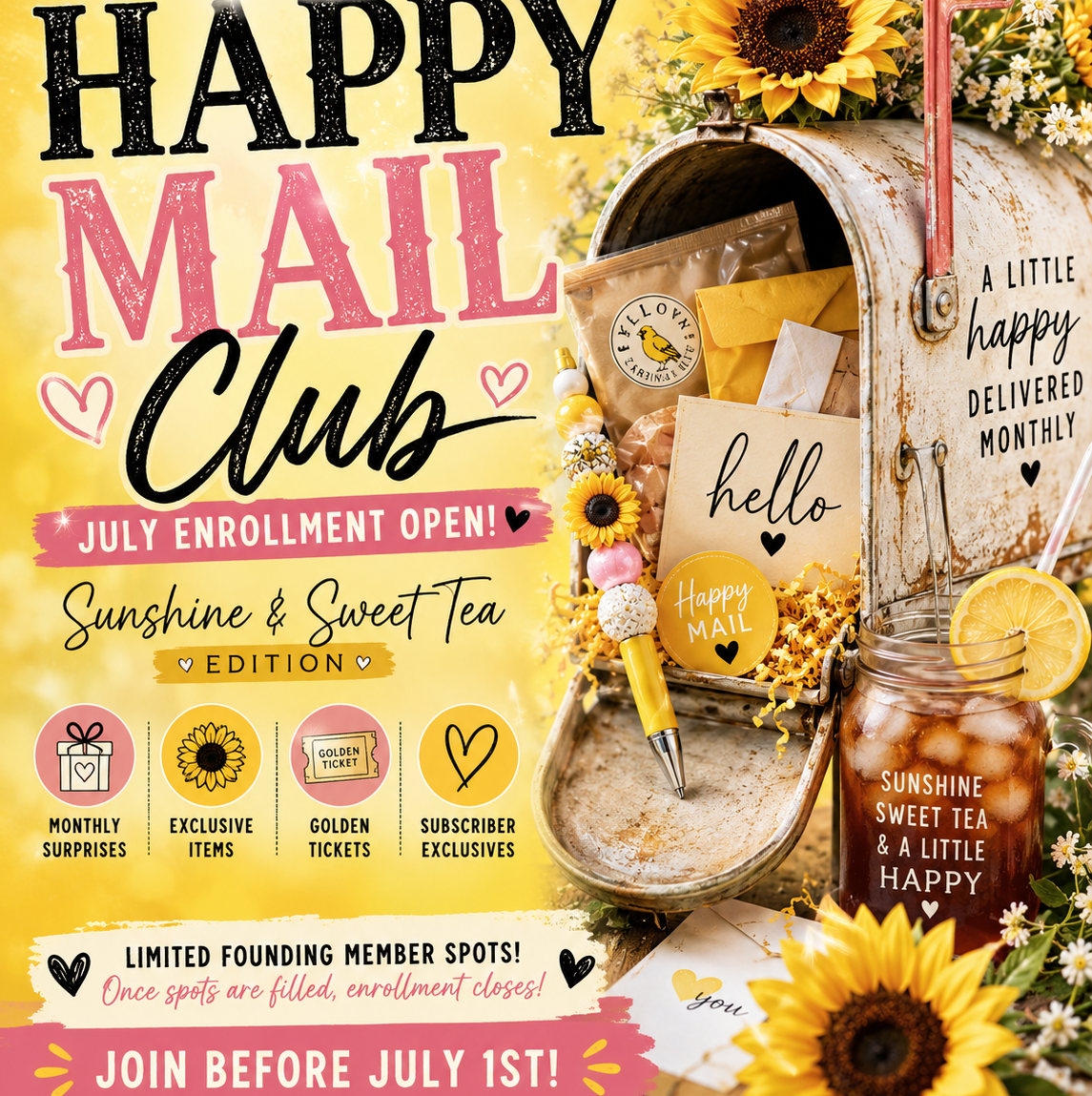 JULY HAPPY MAIL