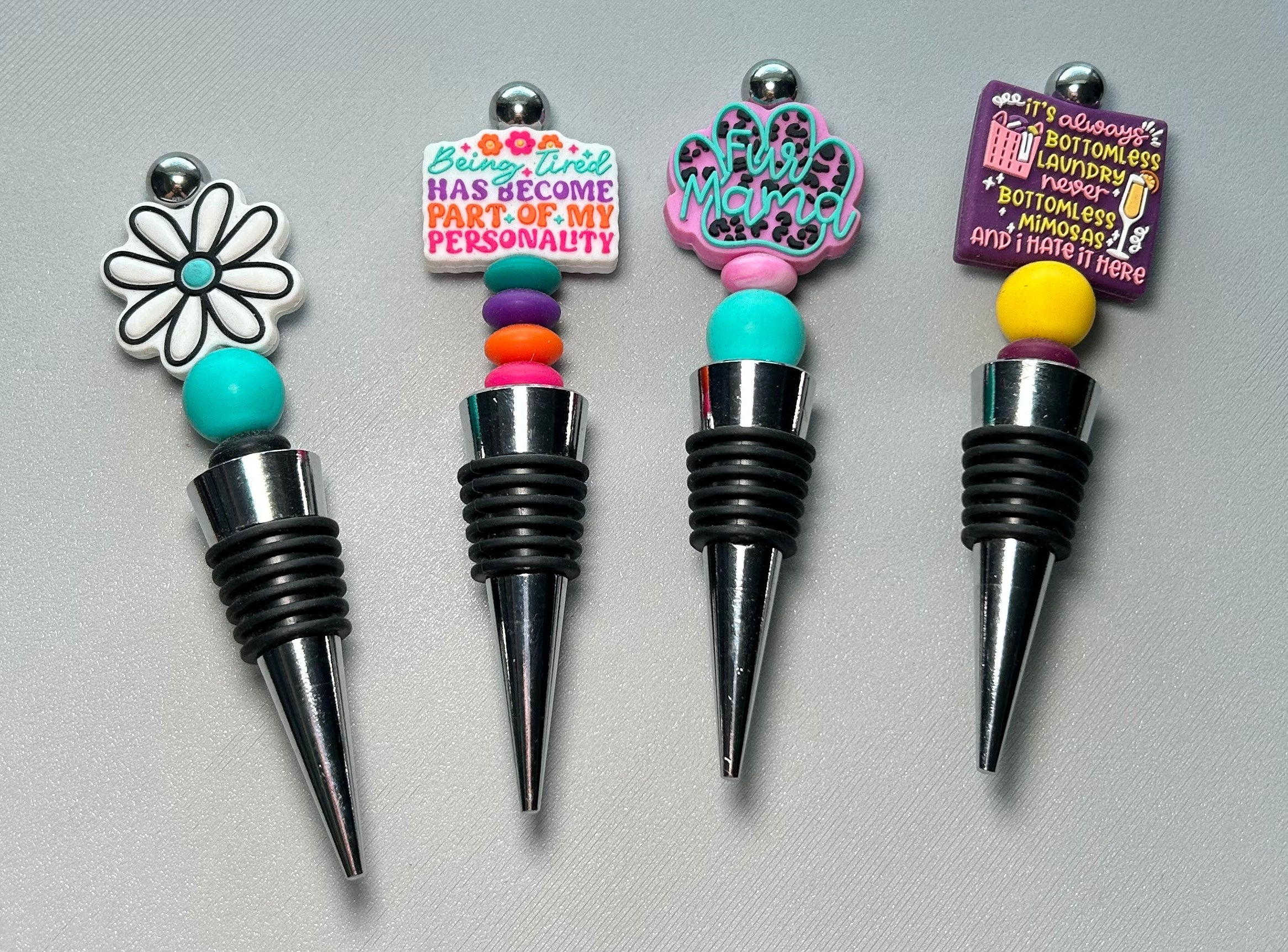 Beaded Wine Stopper