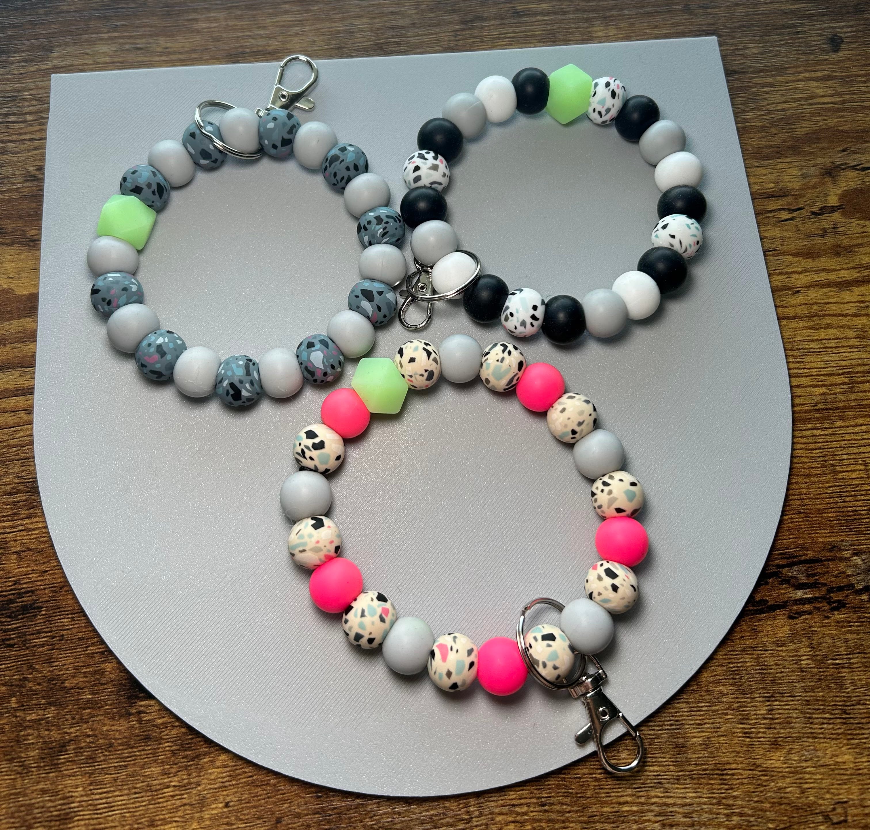 Beaded Wristlet Key holder